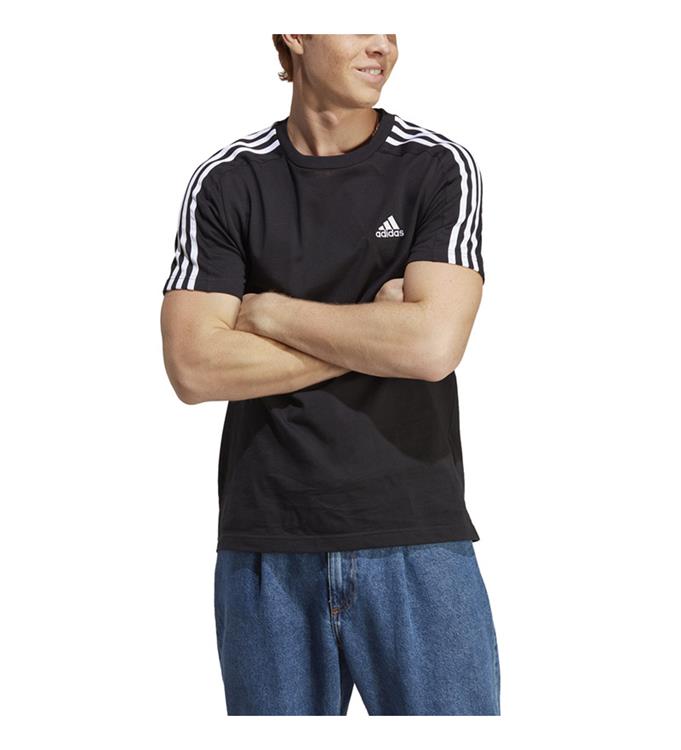 adidas Men Essentials Single Jersey 3-Stripes T-Shirt