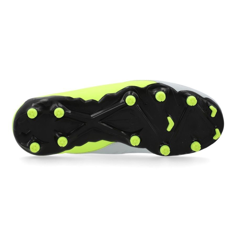 Nike Phantom GX II Academy MG Mad Voltage - Argenté/Noir/Jaune Fluo Enfant