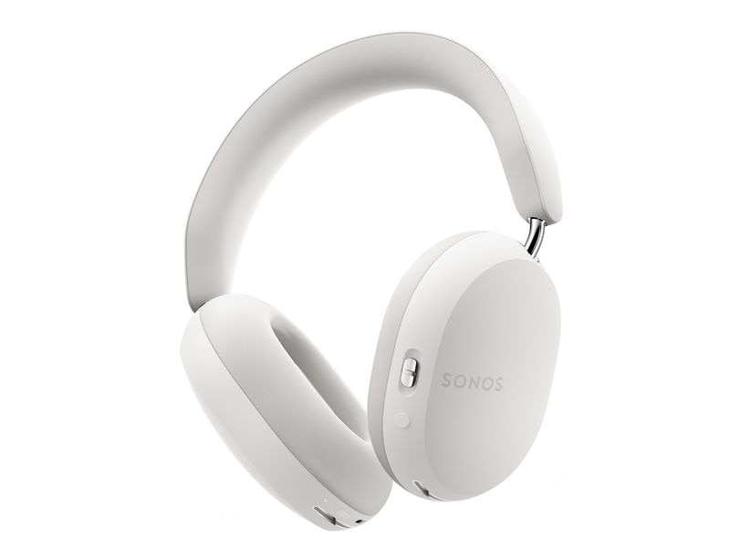 Sonos Wireless Over-Ear-Kopfhörer Ace Weiss Kabellose Kopfhörer mit Geräuschunterdrückung, Aware-Modus, 3D-Audio und mehr