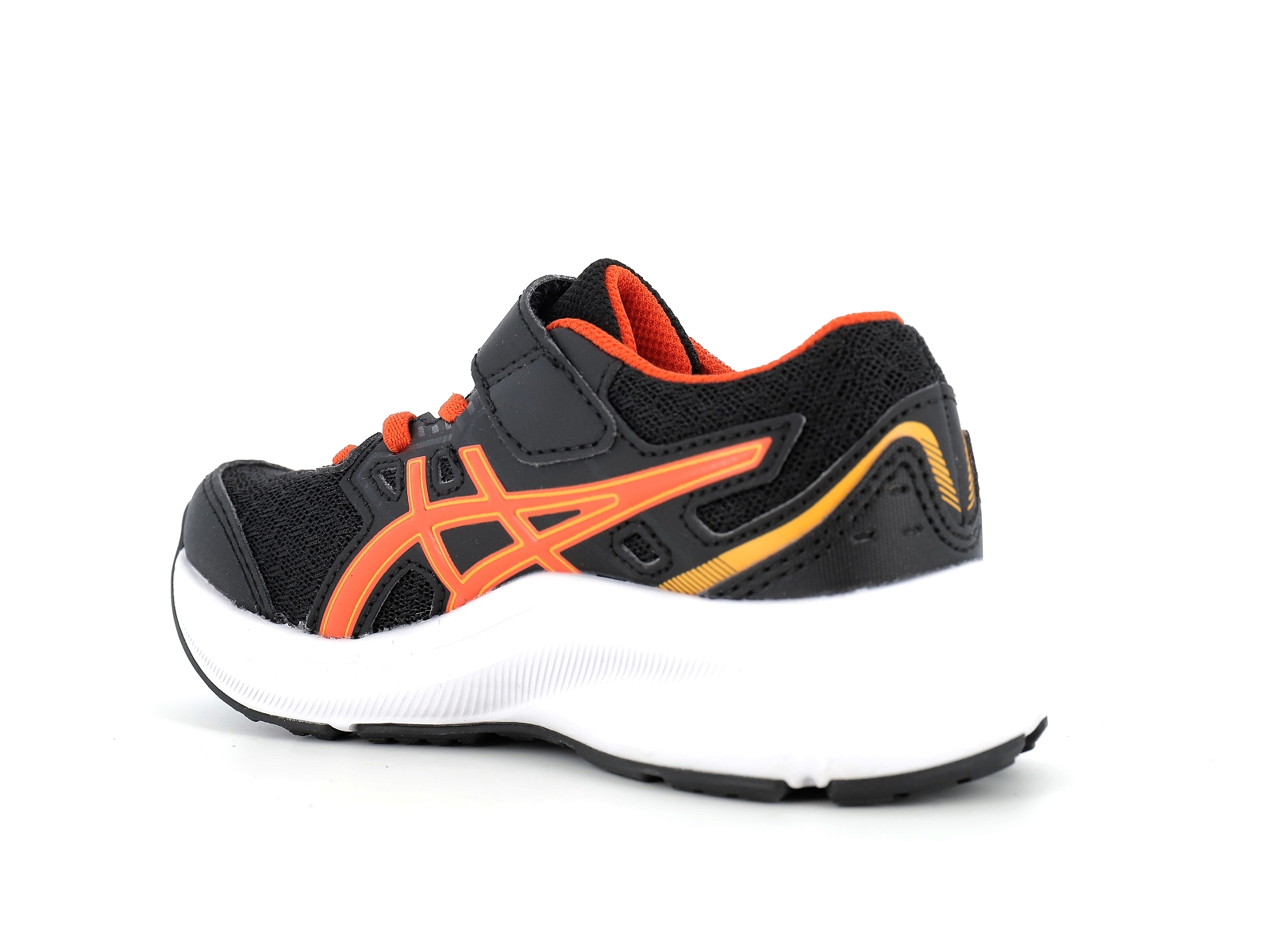 Asics-JOLT 3 PS Matières combinées Noir Orange