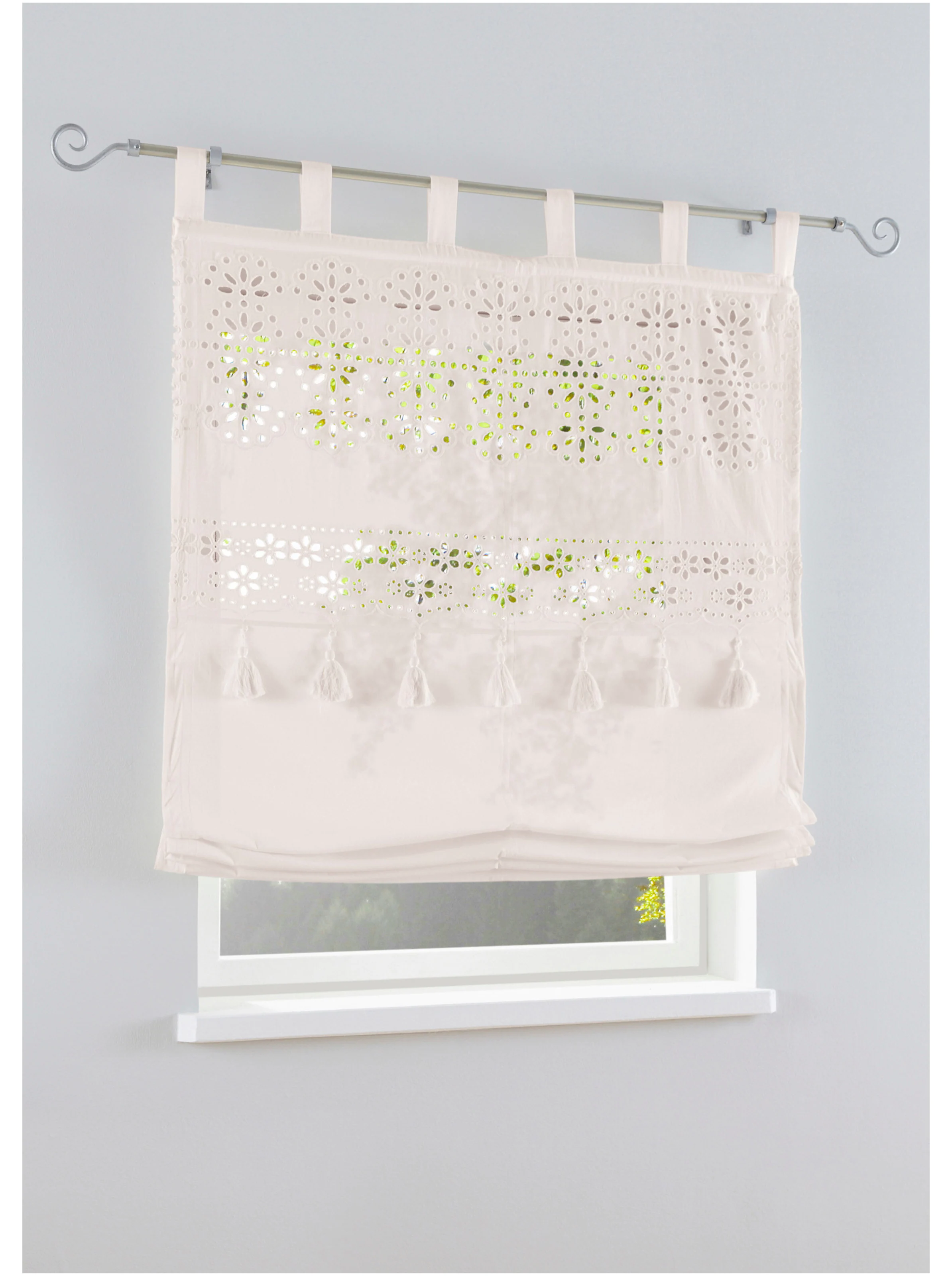 heine home Raffrollo in creme