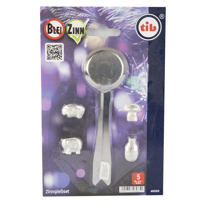 Zinngieß-Set - 5-teilig