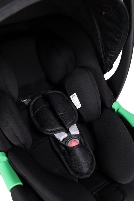 Ding Liam Black/Rose 3-in-1 Combi Kinderwagen Incl. Autostoel