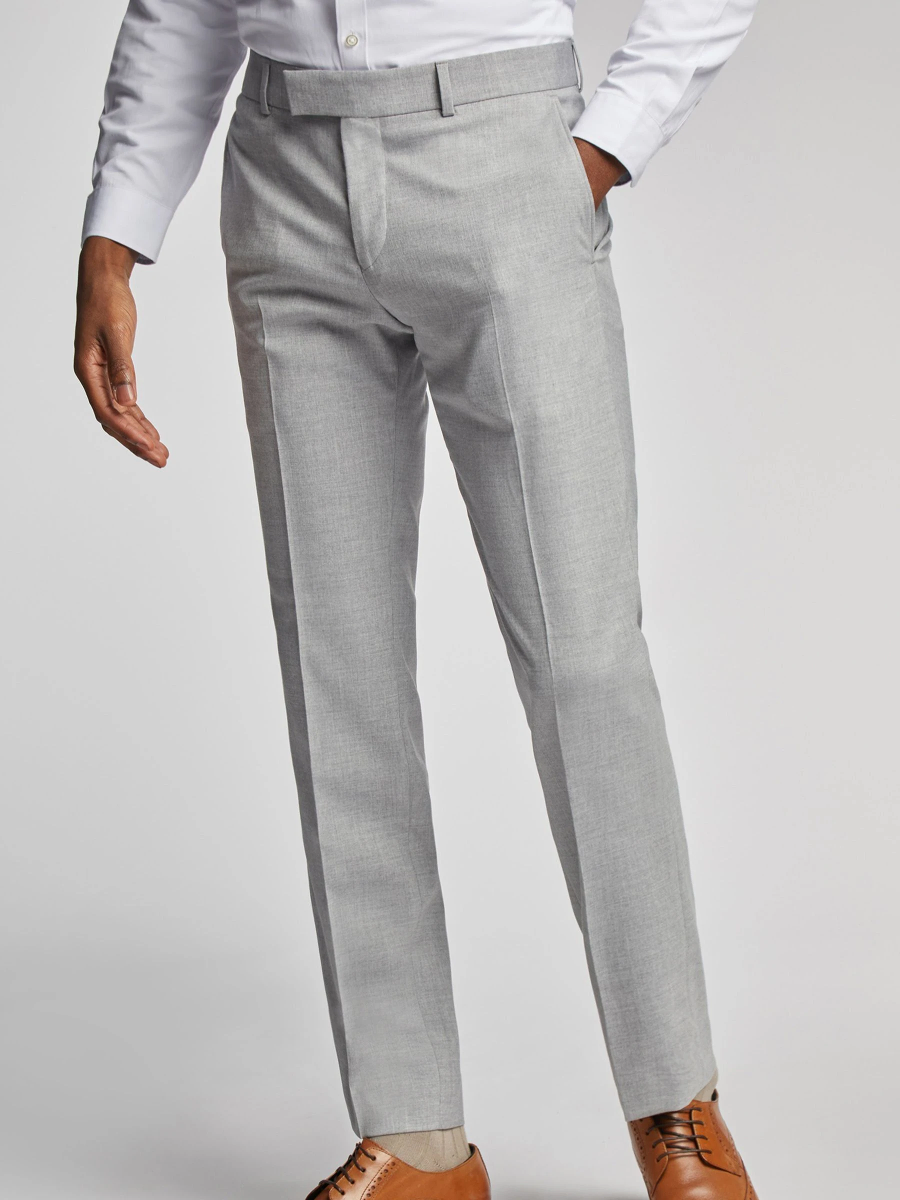 Antique Rogue effen Reg broek