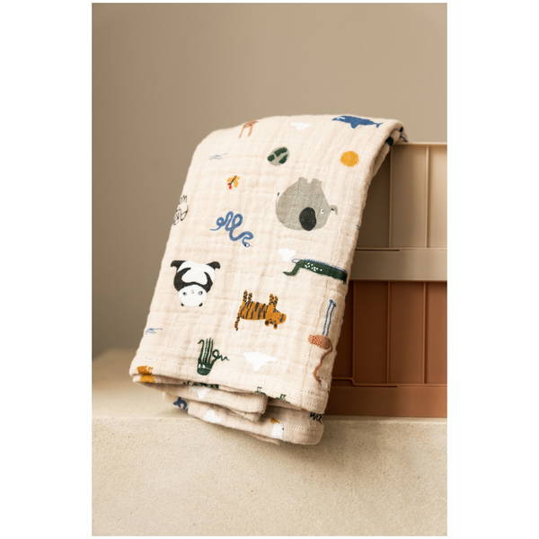 LIEWOODLIEWOOD   Lewis Muslin Tuch Around the world 2er Pack
