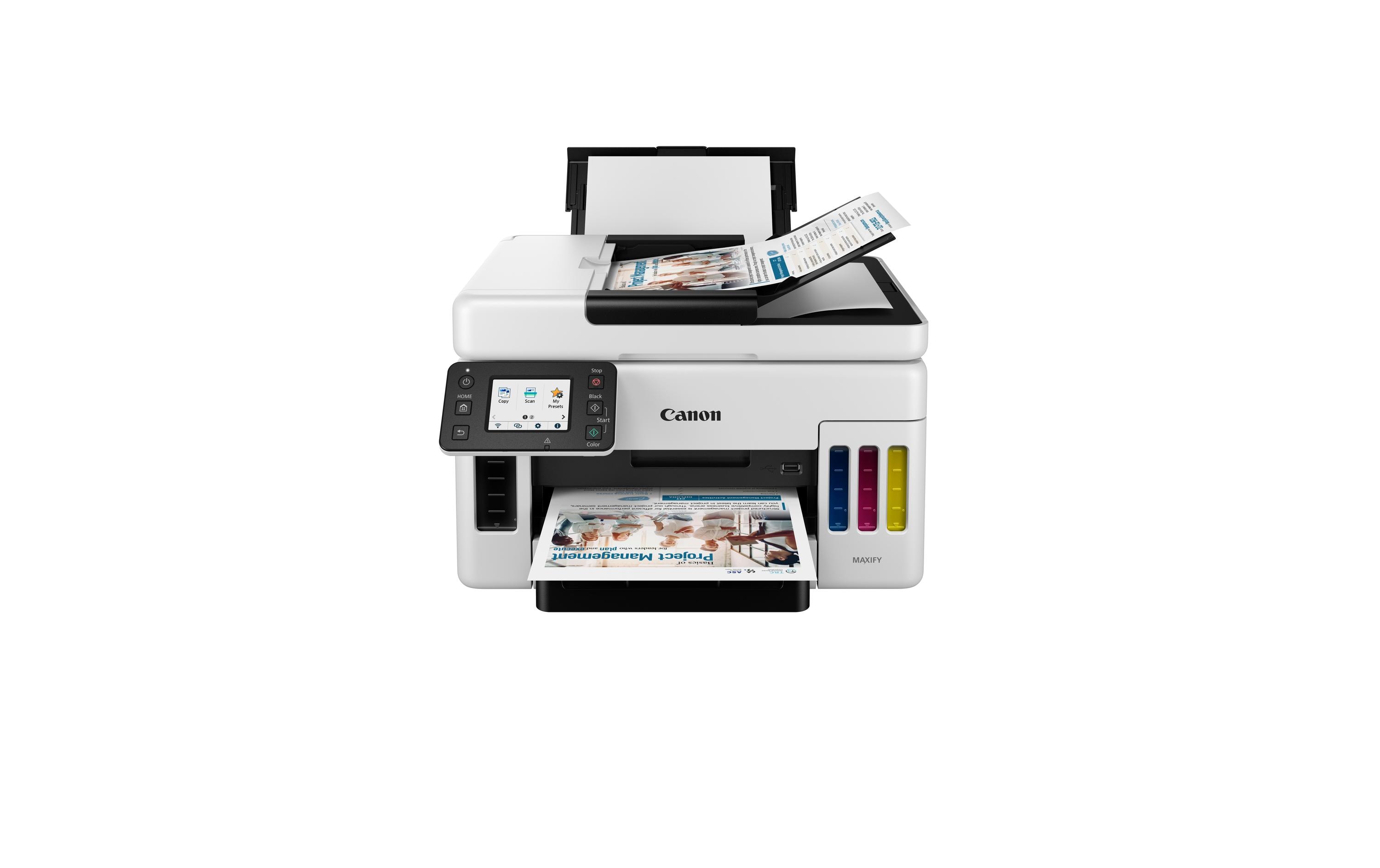 Multifunktionsdrucker MAXIFY GX6050 + gratis Kopierpapier<br>Tintenstrahl-Multifunktionsdrucker mit nachfüllbarem Tintenbehälter