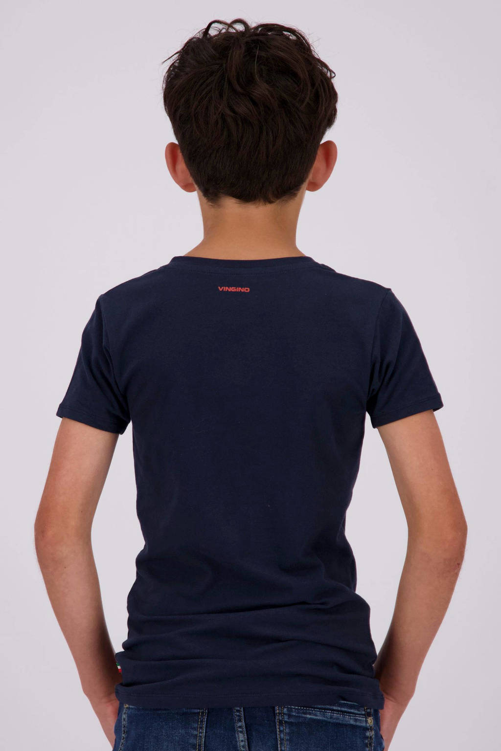 Vingino basic T-shirt - set van 2 donkerblauw