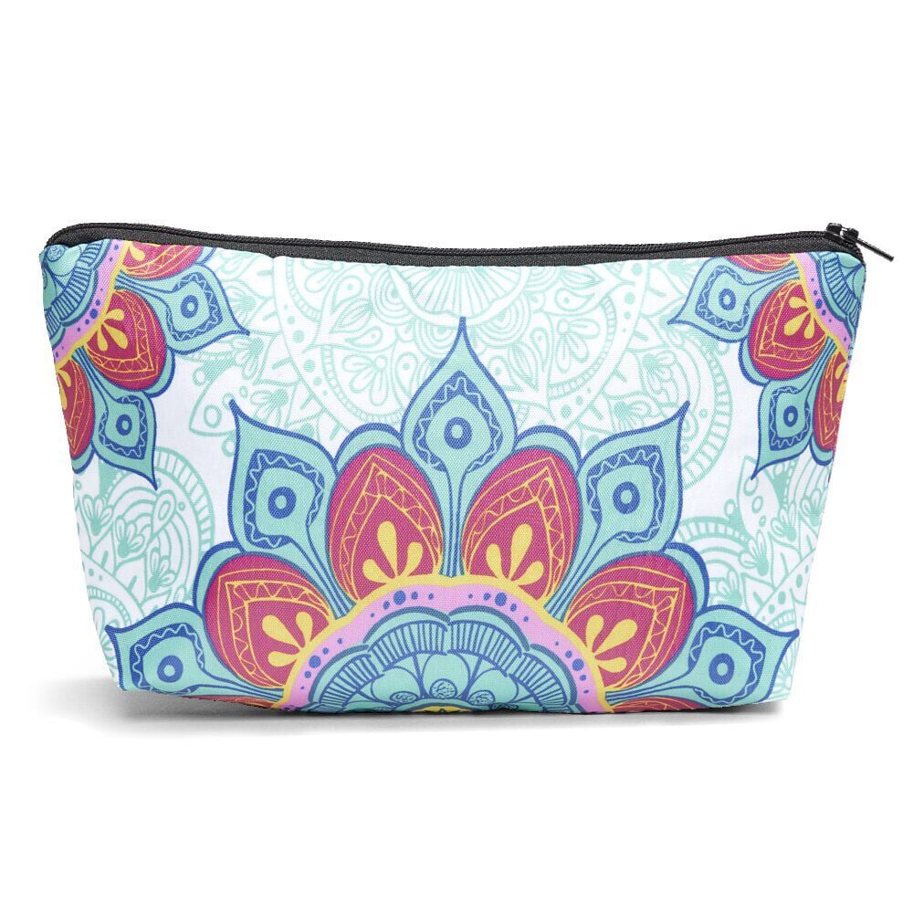 Trousse de toilette motif ottoman indien 15x22cm - 4 modèles