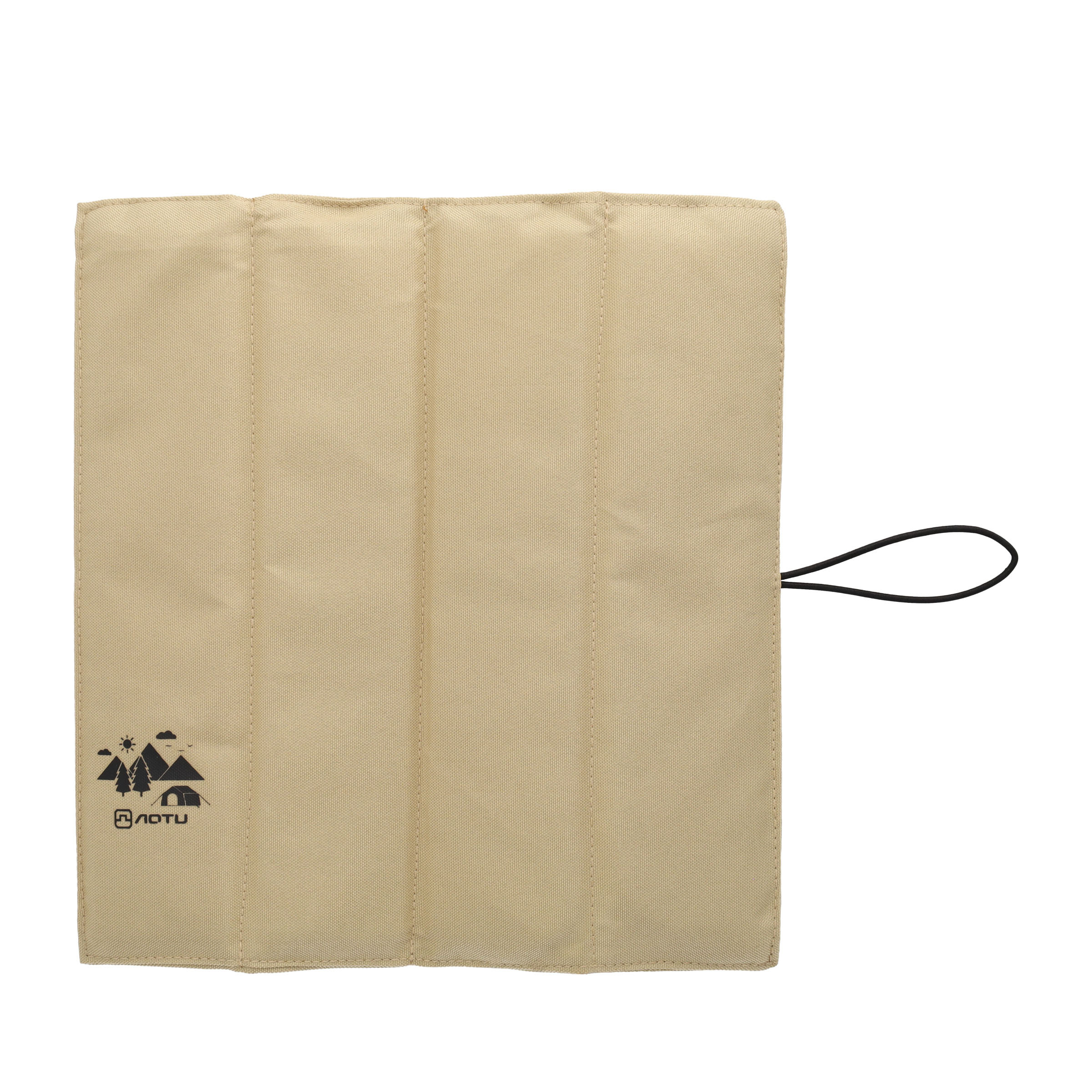 (31x30cm) Faltbares Oxford Outdoor Sitzkissen Wasserabweisende Matte für Camping / Wandern / Festivals - Beige