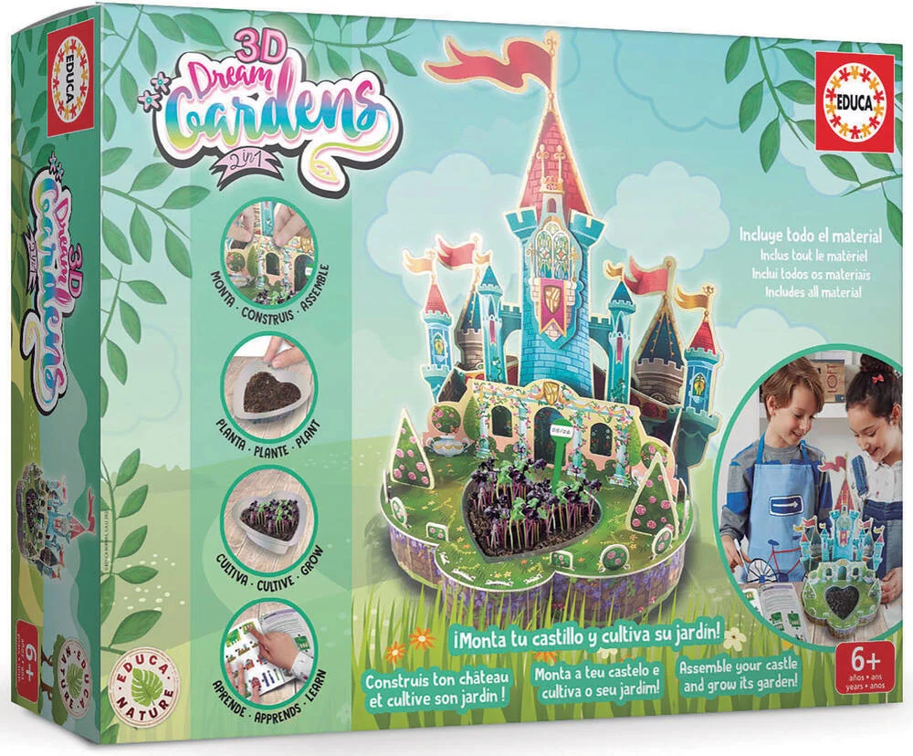 3D DREAM GARDENS 2 IN 1 CHATEAU