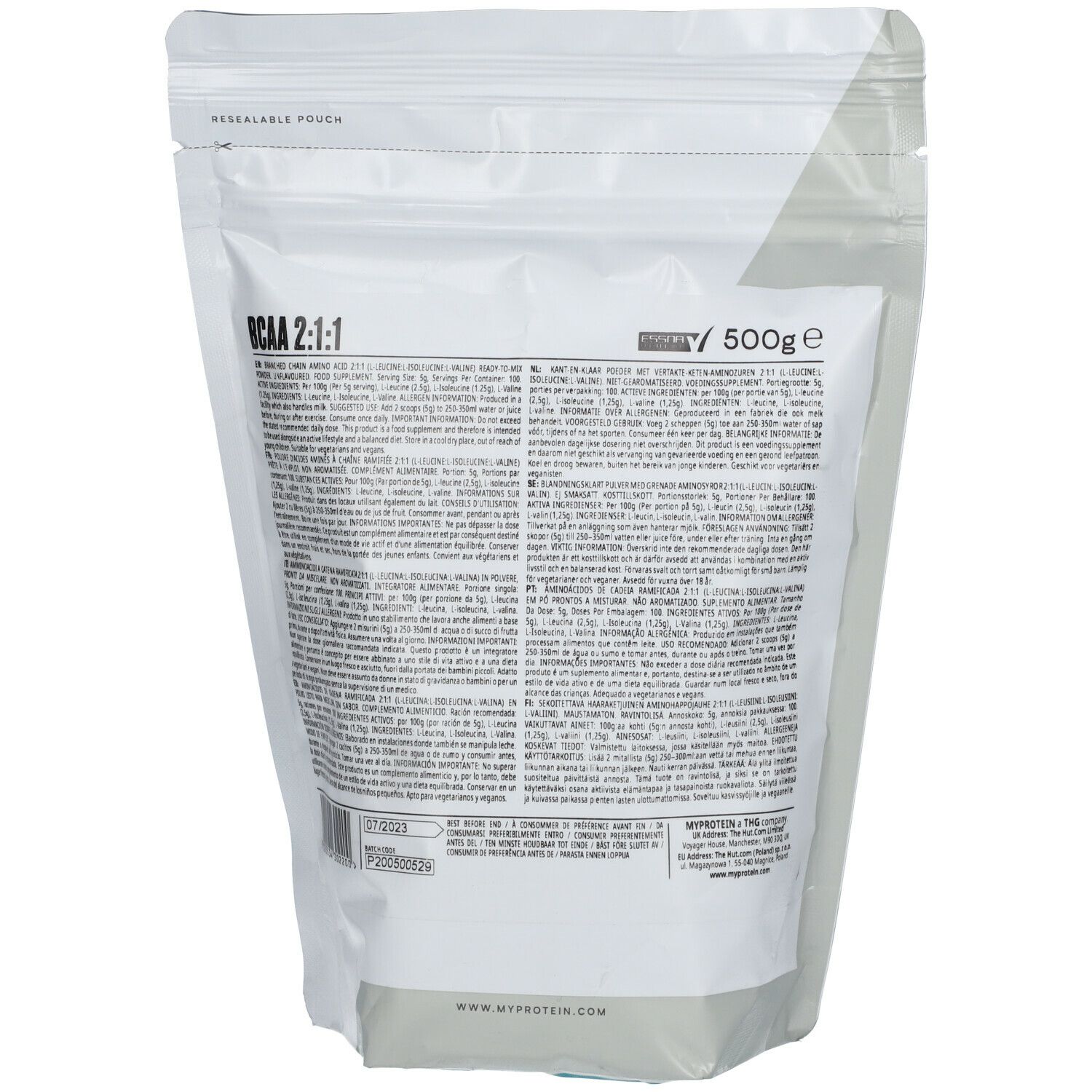 MyProtein BCAA Neutral