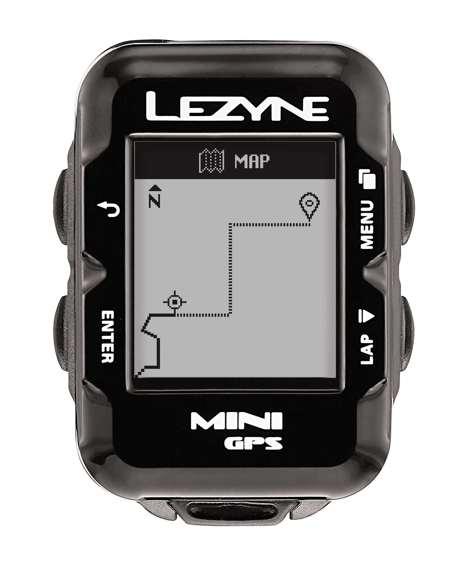 Lezyne Mini GPS HRSC Loaded Zwart