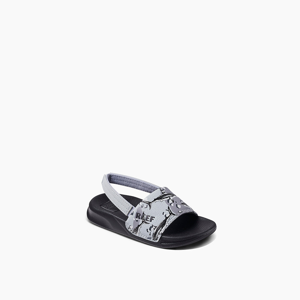 Little One Slide Grey Camo Shark
