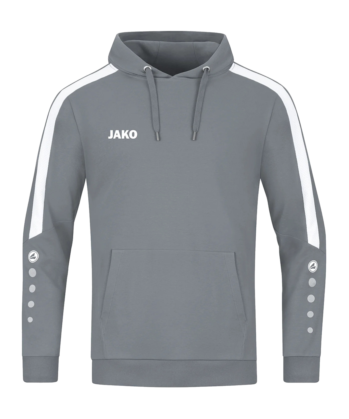 JAKO Power Hoody Damen Grau Weiss F840