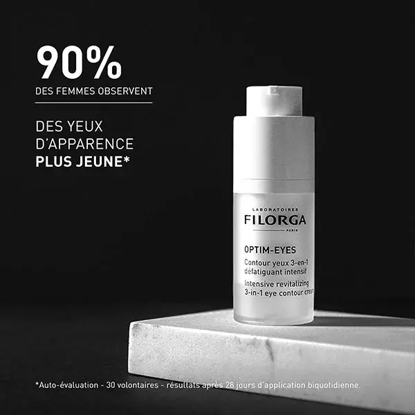 Filorga Optim-Eyes Creme Intensivo para Alívio da Fadiga do Contorno dos Olhos 3 em 1 15ml