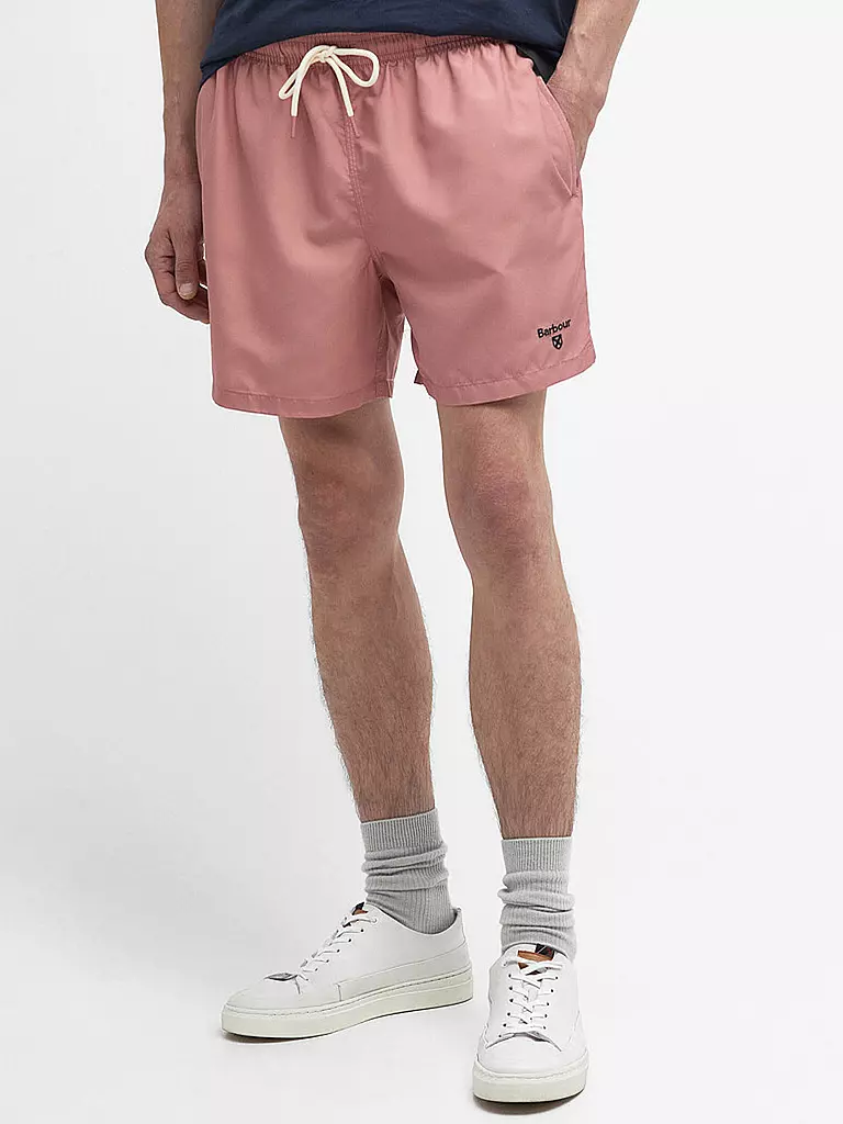 BARBOUR Badeshorts STAPLE rosa
