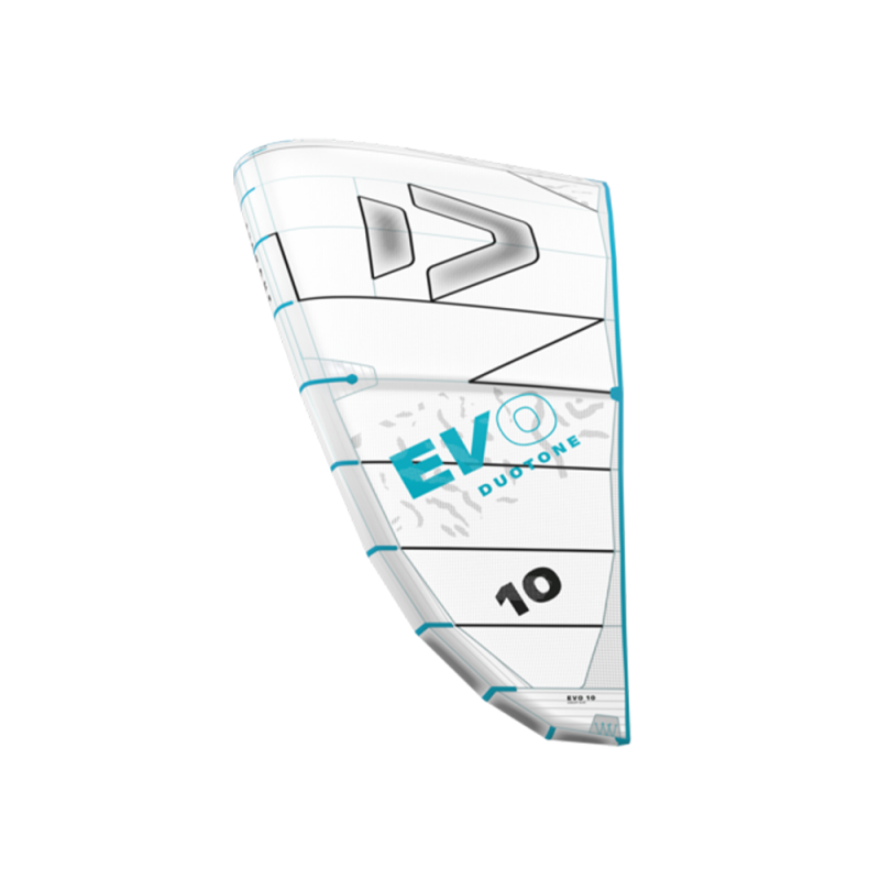 AILE DE KITESURF DUOTONE EVO CONCEPT BLUE 2024 UNDYED/WHITE