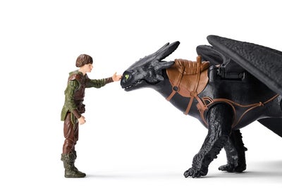 Dragetreneren Viking & Drage Toothless & Hiccup Lekesett