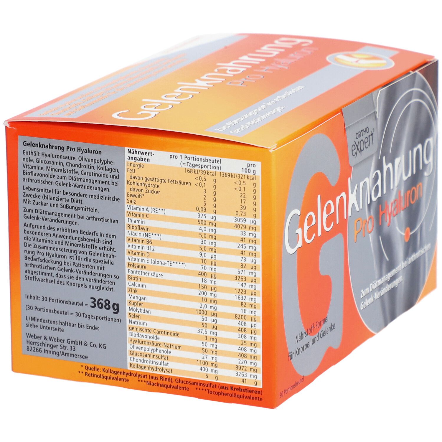 Orthoexpert® Gelenknahrung Pro Hyaluron