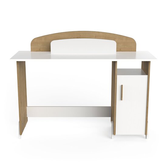 Naili Bureau junior   Chêne hamilton / blanc        de               CBA Meubles
