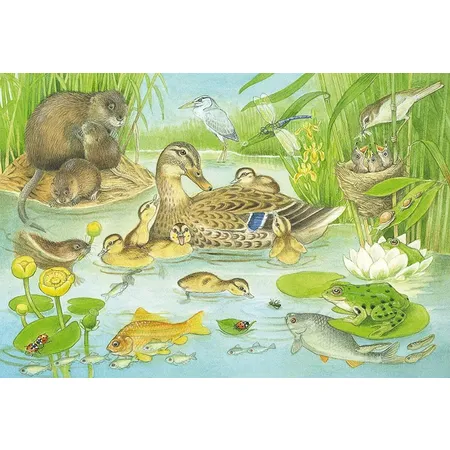 Schmidt Spiele Puzzle - Tierfamilien, 3 x 48 Teile