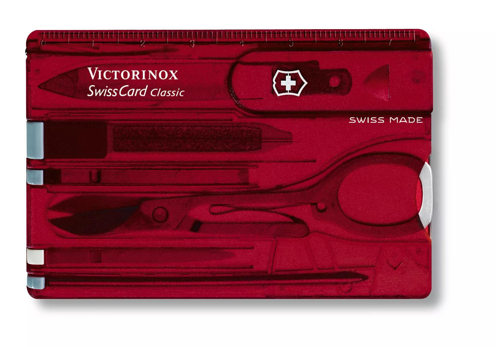 Swiss Card Classic-rot transparent