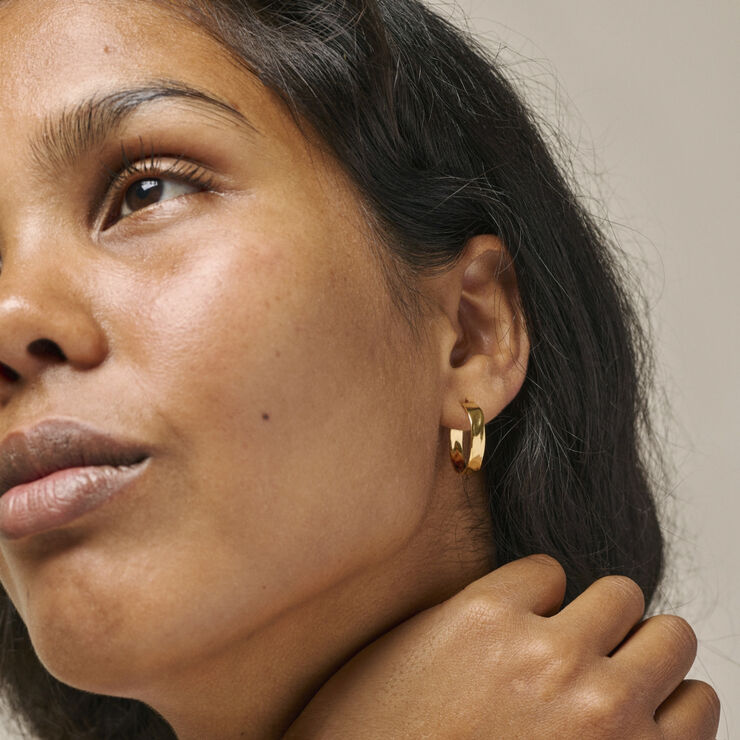 ENAMEL Copenhagen Hoops, Sandra Narrow 925s/gp