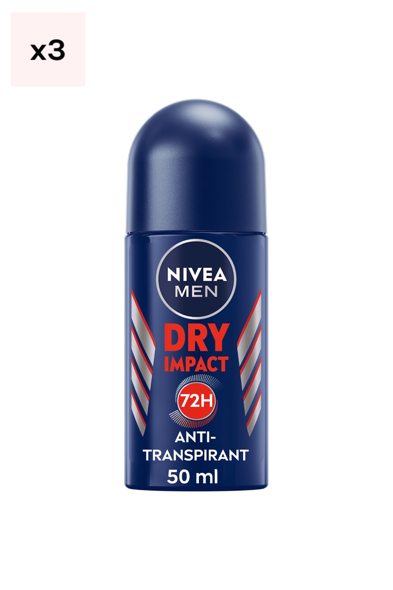 Déodorants bille anti-transpirant 48 h - Homme - 3 x 50 ml