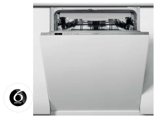 WHIRLPOOL - Lave vaisselle tout integrable 60 cm WIS7030PEF, 14 couverts, Porte à glissières, 43 db