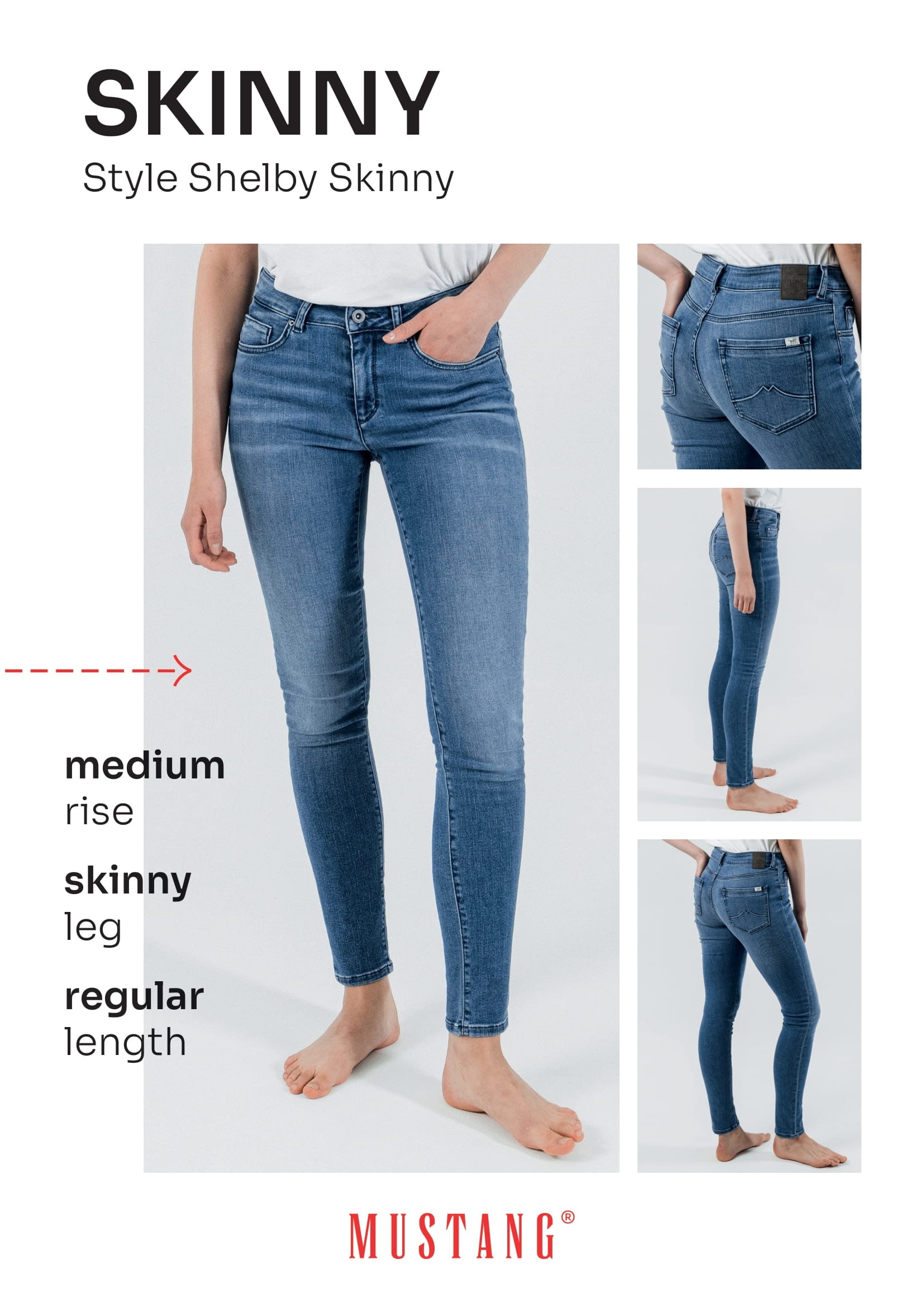 MUSTANG Skinny-fit-Jeans »Style Shelby Skinny«