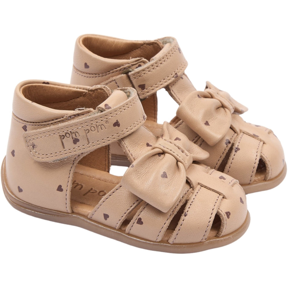 Køb Pom Pom Cloud Cream Pearl Starter Sløjfe Sandal