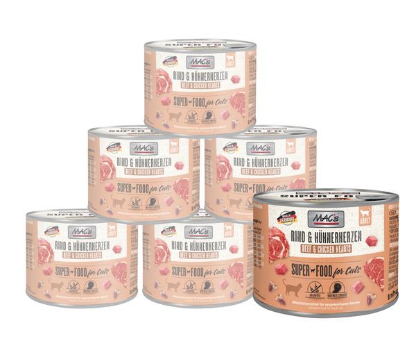 MAC's CAT Nassfutter für Katzen Fleischmenü,