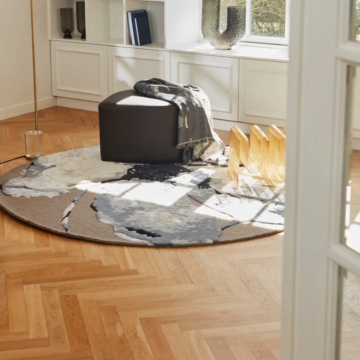 AYTM - Floreo Teppich Ø 130 cm, multi