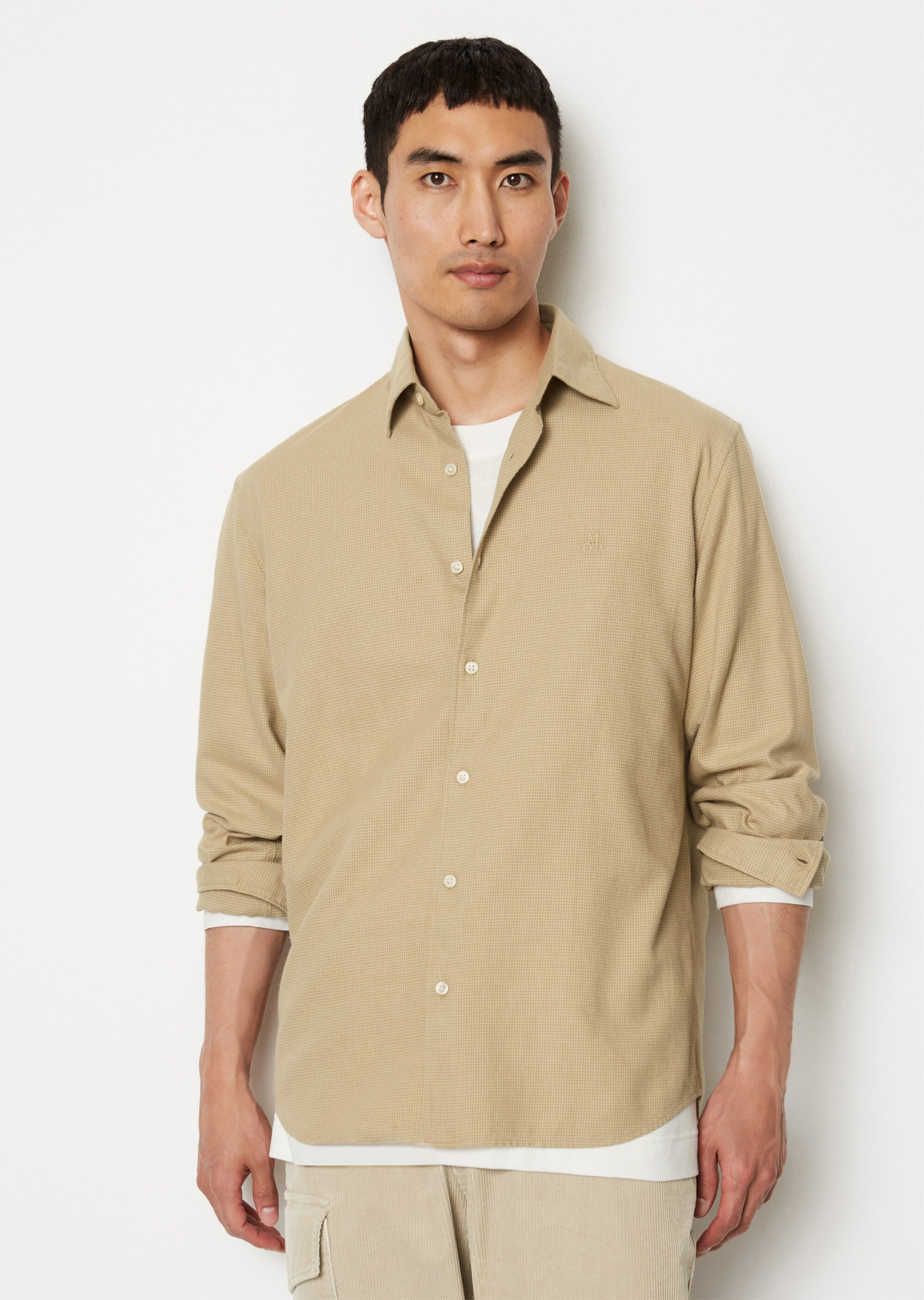 Hemd regular aus leichtem Bio-Baumwoll-Flannel