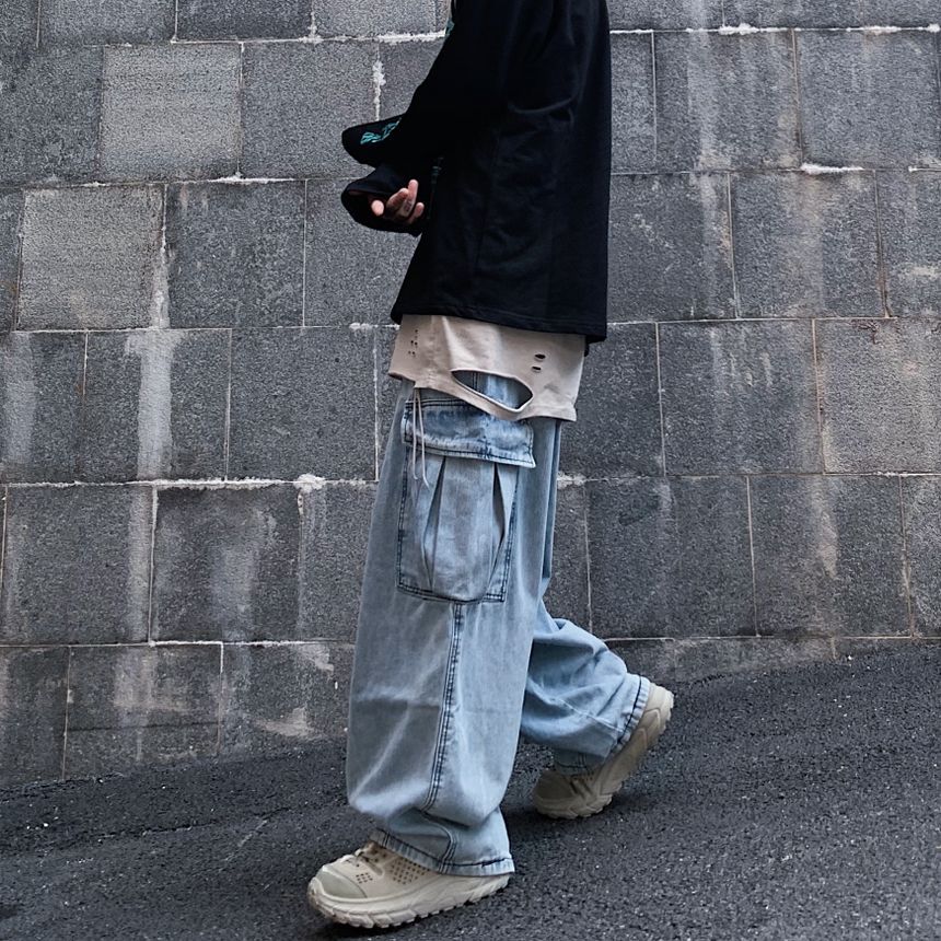 2DAWGS - Matching Cargo Jeans met Wijde Pijpen