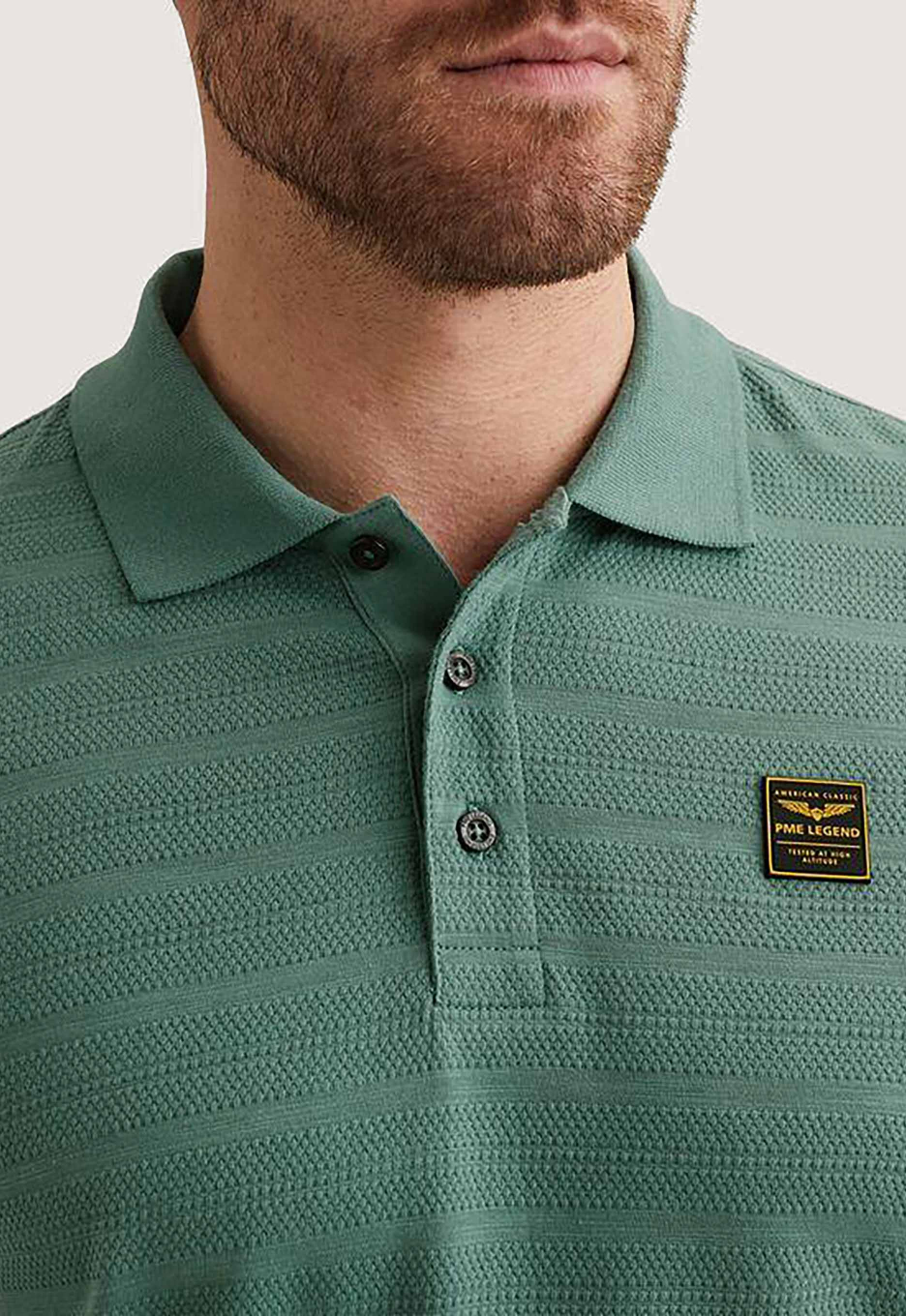 PME Legend Jaqcuard Stripe Polo
