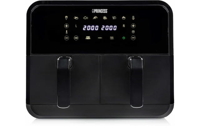 PRINCESS Heissluftfritteuse »182068 Double Basket Airfryer 8 l« 2400 W