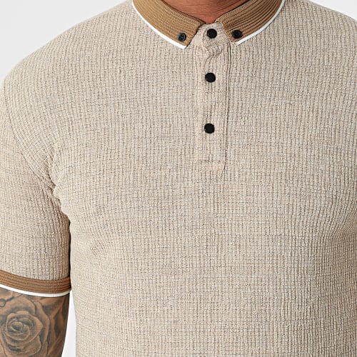 Polo A Manches Courtes 1246 Beige