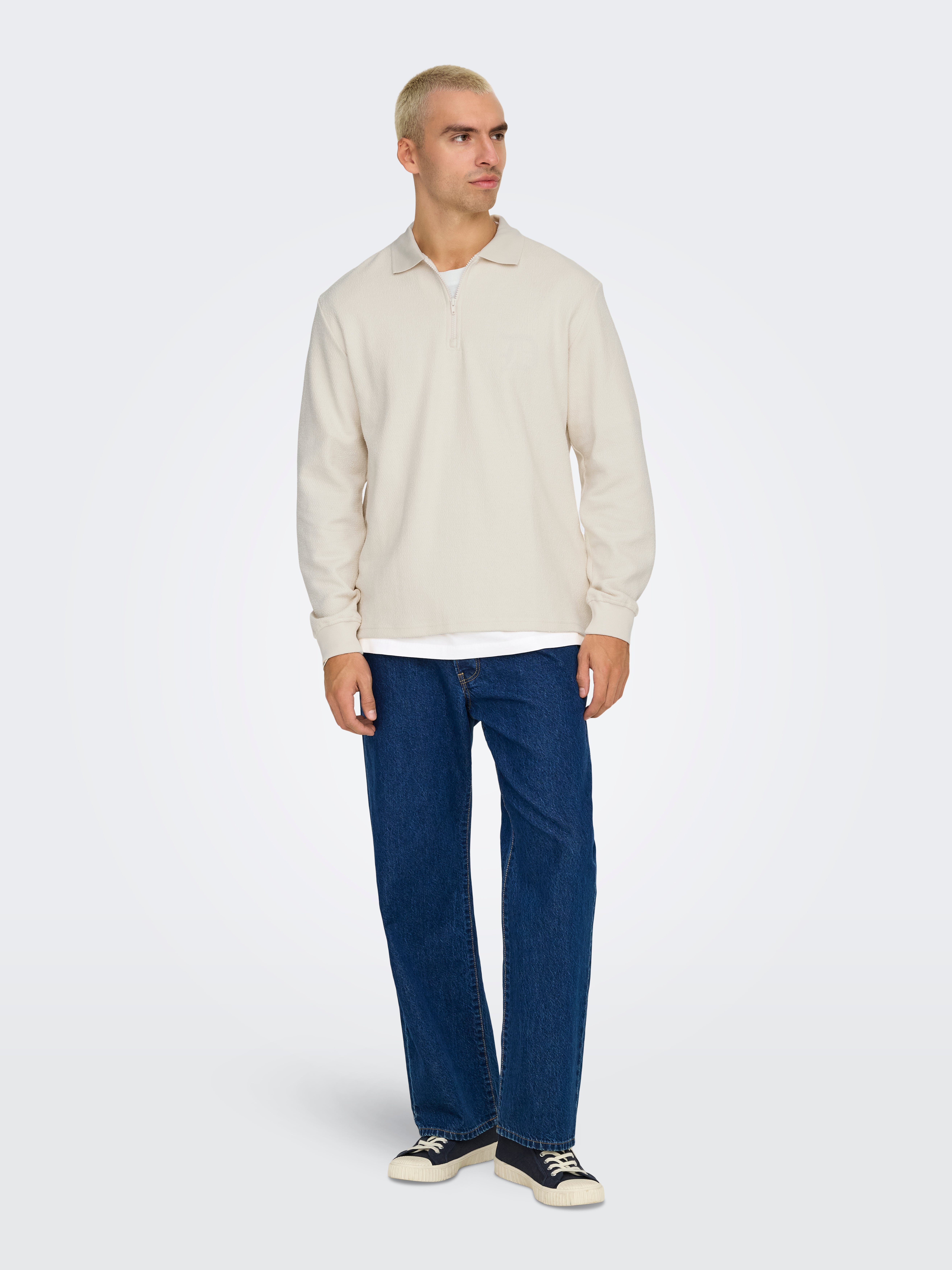 ONSTREVOR Polo Antique White