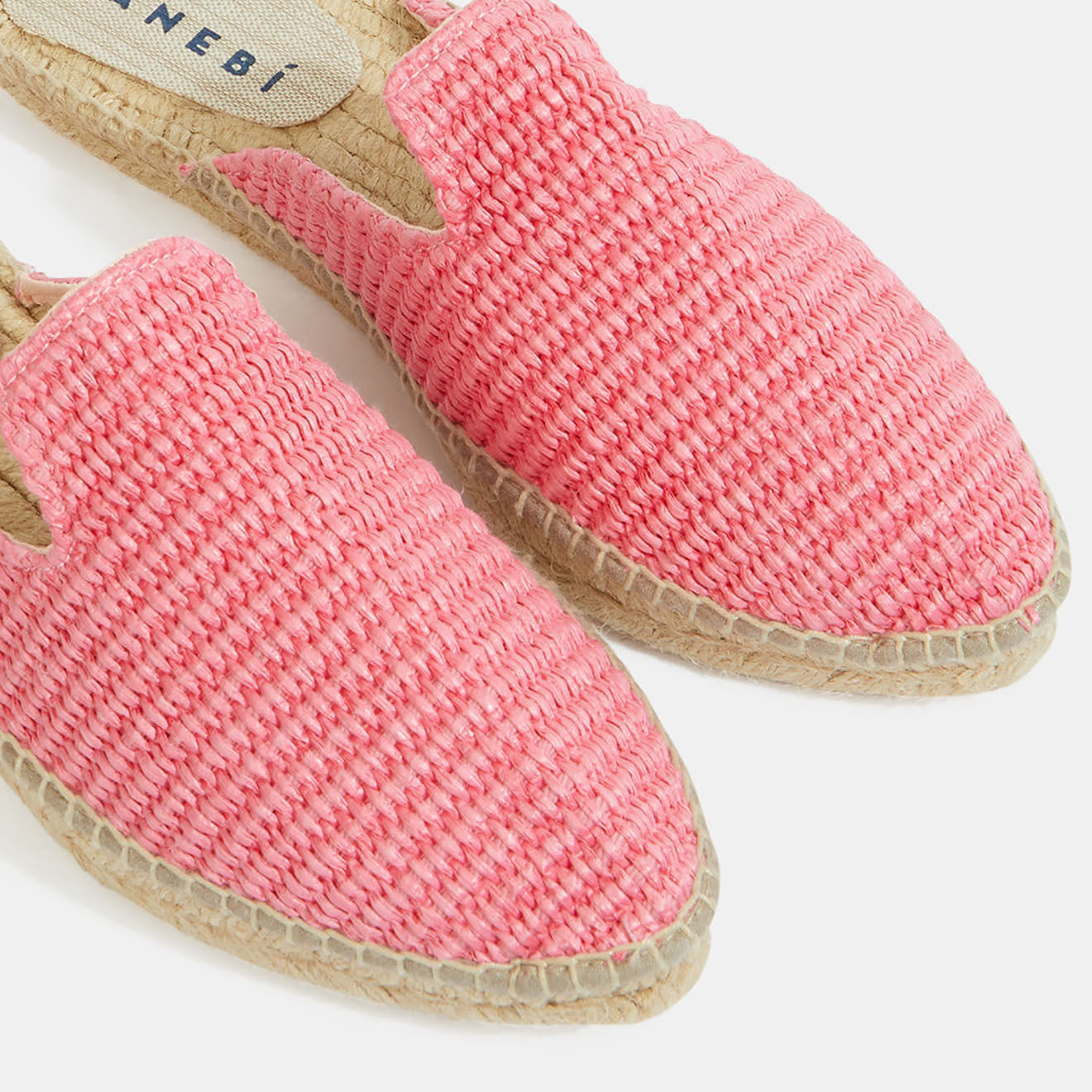 Manebi Mules Espadrilles rose fushia