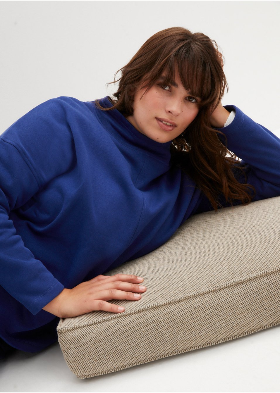 Sweat-shirt avec col montant