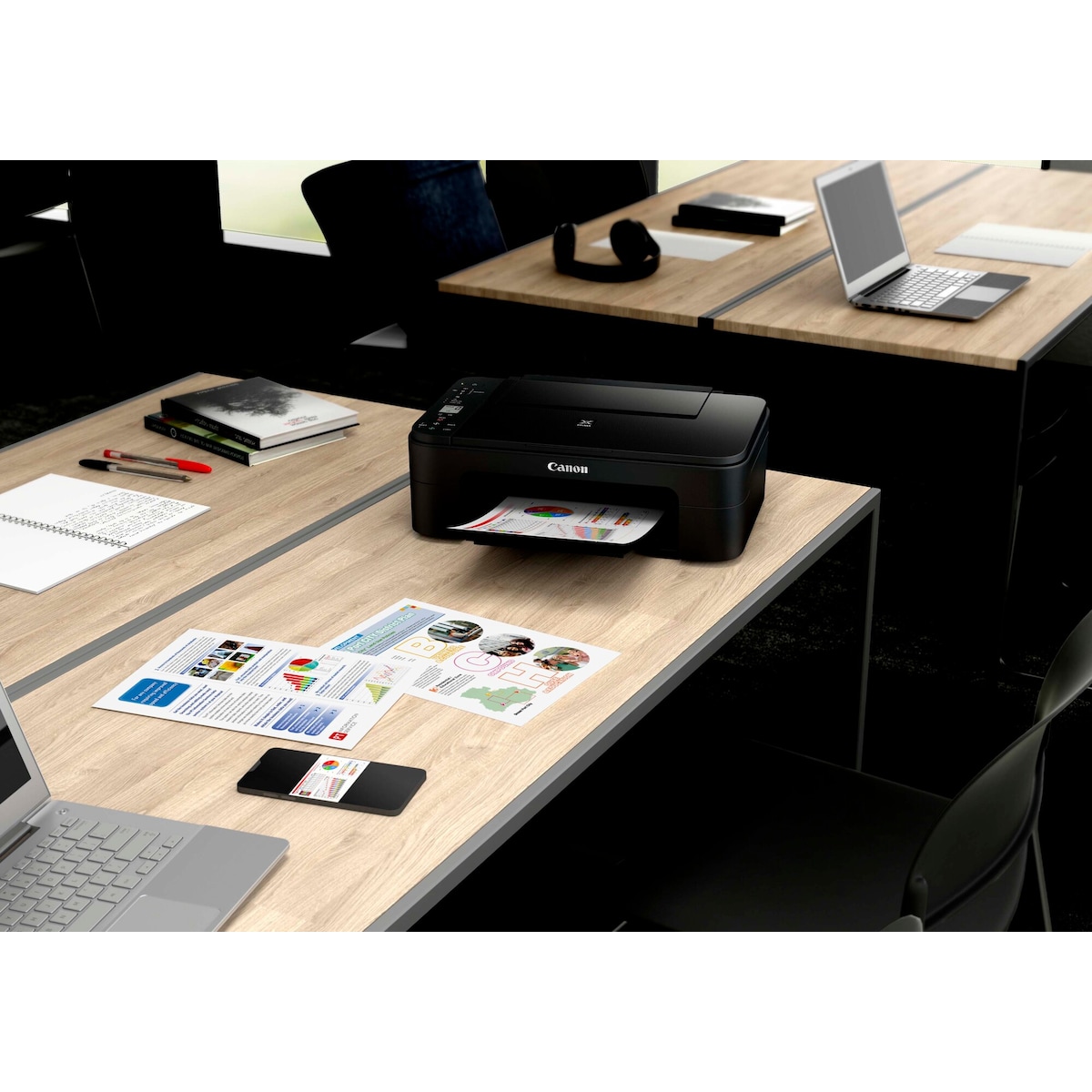 Canon Pixma TS3350 fargeblekkskriver (sort)