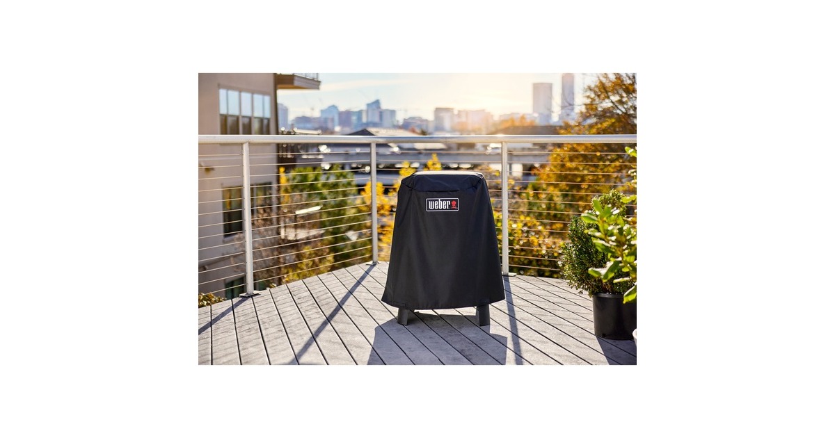 WeberPremium-barbecuehoes - Lumin-elektrische barbecue met onderstel / Lumin Compact-elektrische barbecue met onderstel beschermkap  (Zwart)