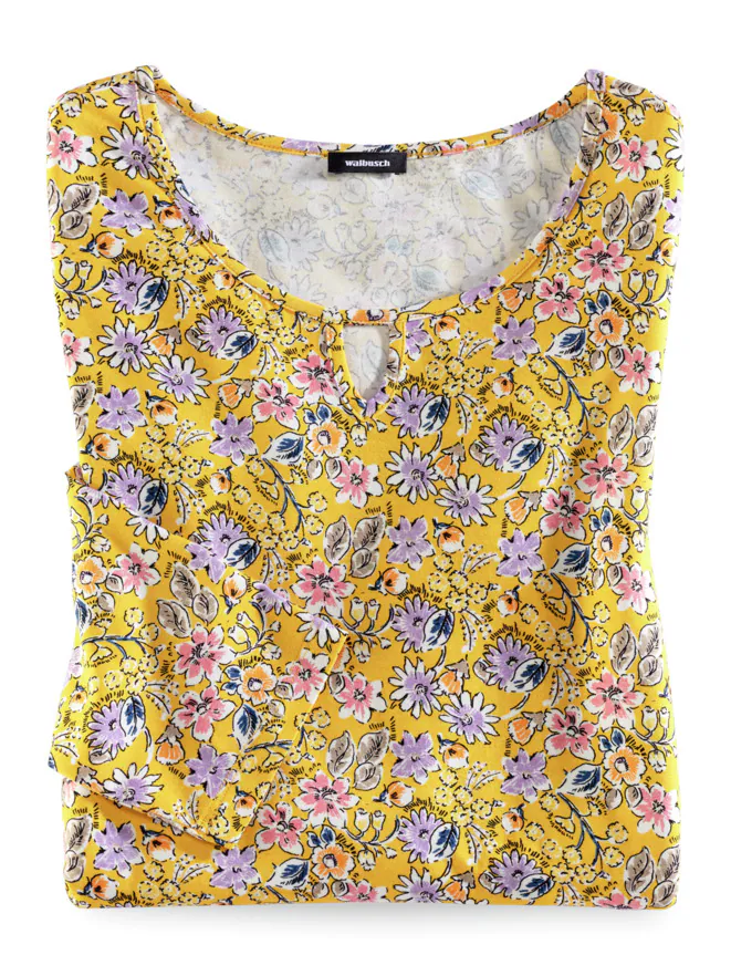 Viskoseshirt Flower-Power