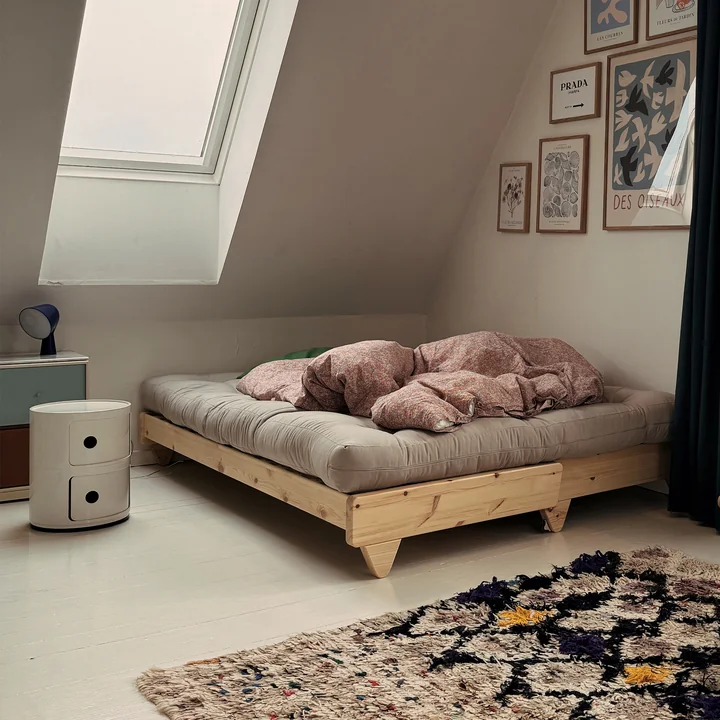 Karup Design - Fresh Schlafsofa, 140 x 200 cm, olivgrün (756)