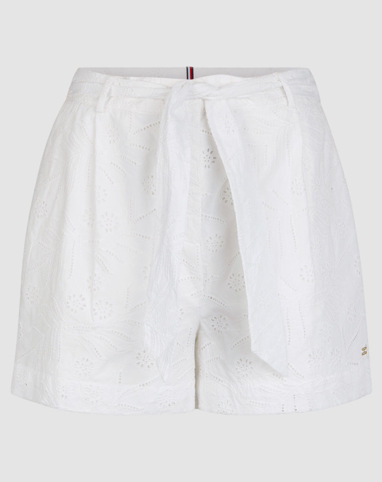 Tommy Hilfiger Short large Broderie Anglaise blanc