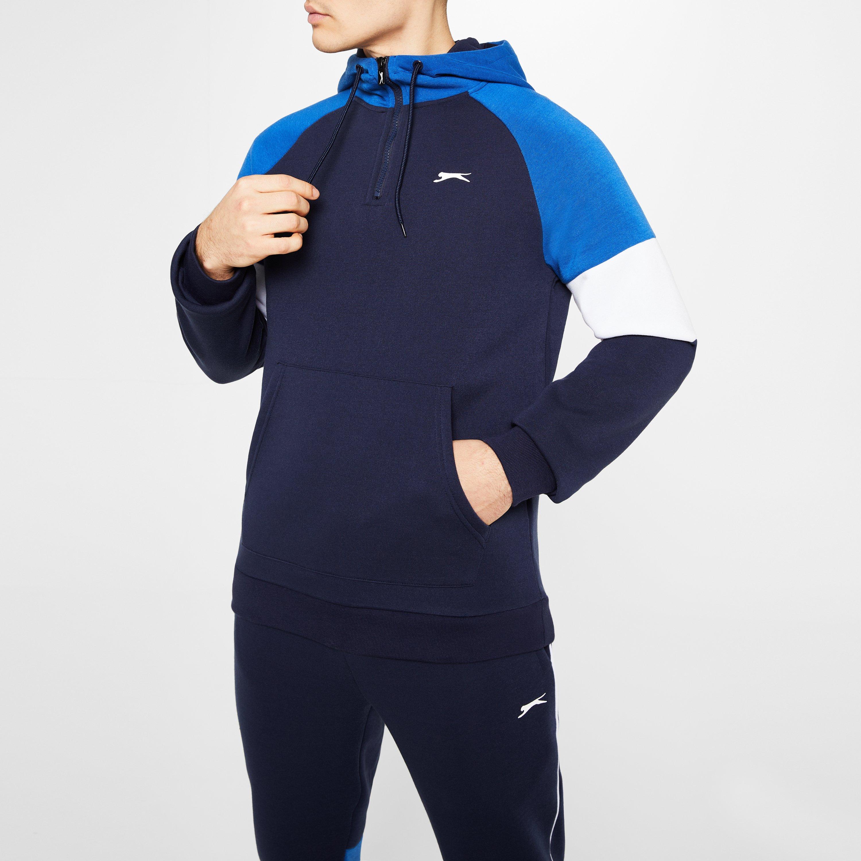 Slazenger Fleece Quarter Zip Tracksuit Mens