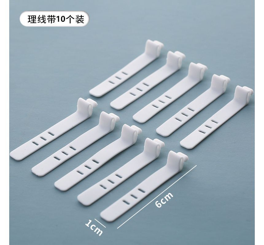 Sabam - Transparante plastic kabelopbergdoos / kabelorganizer / set (verschillende designs)