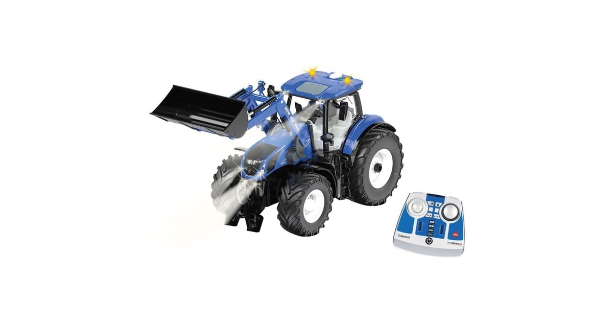 SIKUNew Holland T7.315 met frontlader en module voor afstandsbediening RC  (Schaal 1:32 | Bluetooth)