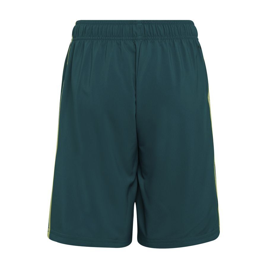 adidas Short d'Entraînement Woven 3-Stripes - Vert/Jaune Enfant